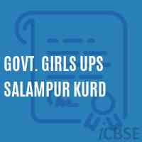 Govt. Girls Ups Salampur Kurd Middle School Logo