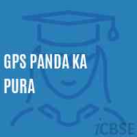 Gps Panda Ka Pura Primary School Logo