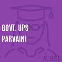 Govt. Ups Parvaini Middle School Logo
