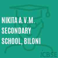 Nikita A.V.M. Secondary School, Biloni Logo