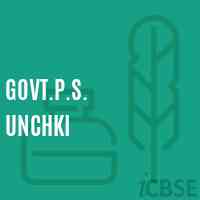 Govt.P.S. Unchki Primary School Logo