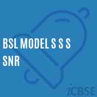 Bsl Model S S S Snr Senior Secondary School Logo