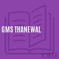 Gms Thanewal Middle School Logo