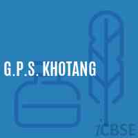 G.P.S. Khotang Primary School Logo