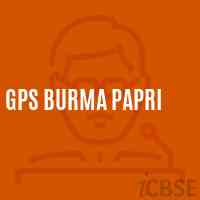 Gps Burma Papri Primary School Logo