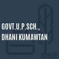 Govt.U.P.Sch., Dhani Kumawtan Middle School Logo