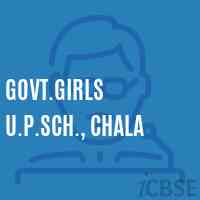 Govt.Girls U.P.Sch., Chala Middle School Logo