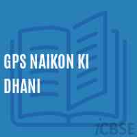 Gps Naikon Ki Dhani Primary School Logo