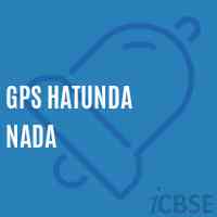 Gps Hatunda Nada Primary School Logo