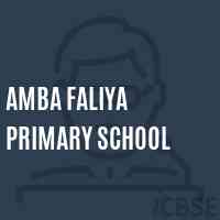 Amba Faliya Primary School Logo