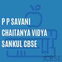 P P Savani Chaitanya Vidya Sankul Cbse Senior Secondary School Logo