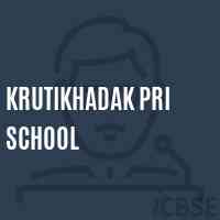 Krutikhadak Pri School Logo