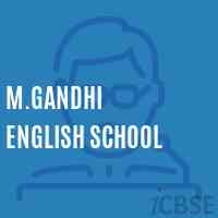 M.Gandhi English School Logo