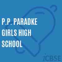 P.P. Paradke Girls High School Logo