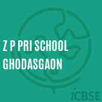 Z P Pri School Ghodasgaon Logo