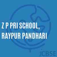 Z P Pri School, Raypur Pandhari Logo