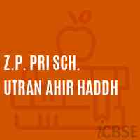Z.P. Pri Sch. Utran Ahir Haddh Primary School Logo