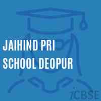 Jaihind Pri School Deopur Logo