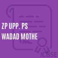 Zp Upp. Ps Wadad Mothe Middle School Logo