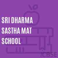 Sri Dharma Sastha Mat School Logo