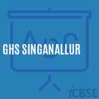 Ghs Singanallur Secondary School Logo