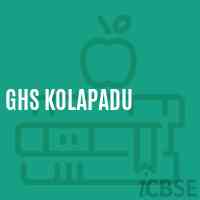 Ghs Kolapadu Secondary School Logo