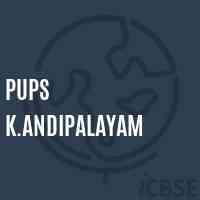 Pups K.andipalayam Primary School Logo