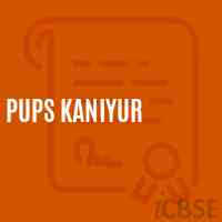 Pups Kaniyur Primary School Logo