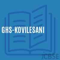 Ghs-Kovilesani Secondary School Logo