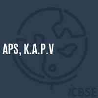 Aps, K.A.P.V Primary School Logo