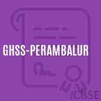 Ghss-Perambalur High School Logo