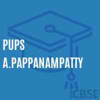 Pups A.Pappanampatty Primary School Logo