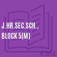 J.Hr.Sec.Sch., Block 5(M) Middle School Logo