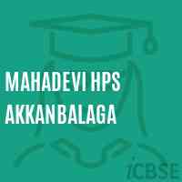 Mahadevi Hps Akkanbalaga Middle School Logo