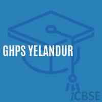 Ghps Yelandur Middle School Logo