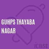 Guhps Thayaba Nagar Middle School Logo
