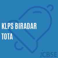 Klps Biradar Tota Primary School Logo