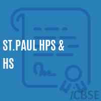 St.Paul Hps & Hs Secondary School Logo
