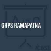 Ghps Ramapatna Middle School Logo