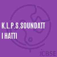 K.L.P.S.Soundatti Hatti Primary School Logo