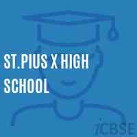 St.Pius X High School Logo