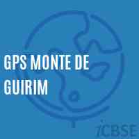 Gps Monte De Guirim Primary School Logo