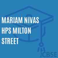Mariam Nivas Hps Milton Street Middle School Logo