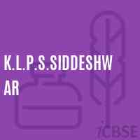 K.L.P.S.Siddeshwar Middle School Logo