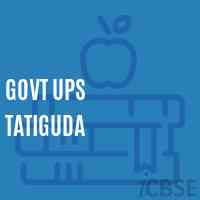 Govt Ups Tatiguda Middle School Logo