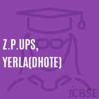 Z.P.Ups, Yerla(Dhote) Middle School Logo
