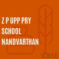 Z P Upp Pry School Nandvarthan Logo