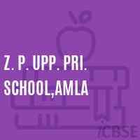 Z. P. Upp. Pri. School,Amla Logo