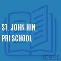 St. John Hin Pri School Logo