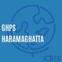 Ghps Haramaghatta Middle School Logo